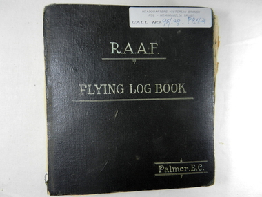 RAAF Flying Log Book of Edward Charles Palmer