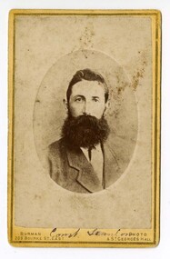 Carte de Visite (Scanlan), Burmans Photographic Rooms, 1870s