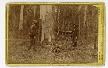 Carte de Visite (body of Michael Kennedy), Burman Photo, 1878