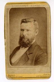 Carte de Visite (Sergeant Kennedy), Burmans Photographic Rooms
