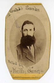 Carte de Visite (Constable Scanlan), Burman Photo