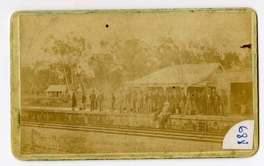 Carte de Visite (Glenrowan Station), 1880