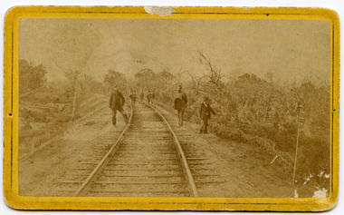 Carte de Visite (small group of men), W.E. Barnes, 1880