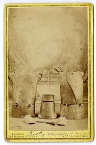 Carte de Visite (Kelly armour), Burman, Melbourne, 1880