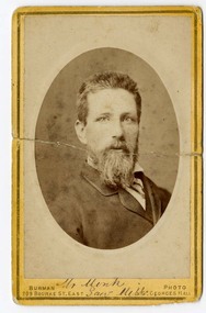 Carte de Visite (Ted Monk), Burman, Melbourne