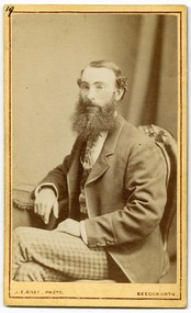 Carte de Visite (Walter Stewart), J.E. Bray, 18/1/1879