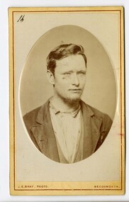 Carte de Visite (Joseph Ryan), J.E. Bray, 18/1/1879