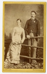 Carte de Visite (Patrick and Mary Gascoigne), J. Weller, 1875-1880