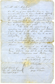 Letter, 1868