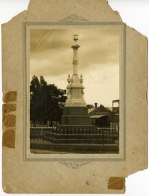 Photograph (Police Memorial), Vallan Studio, 1880