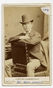 Carte de Visite (John Christie), Johnstone, O'Shannessy & Co