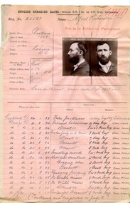 Prison record (Alfred Richardson), 13 July 1903