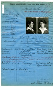 Prison record (Muriel Butler), 2 August 1919