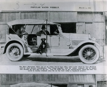 Photograph (police car), 04/03/1923