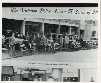 Photograph (police car), circa 1930