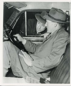 Photograph (police drivers), 1954