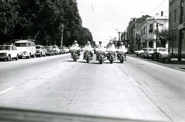 Photograph (police motorcycle), February 1973