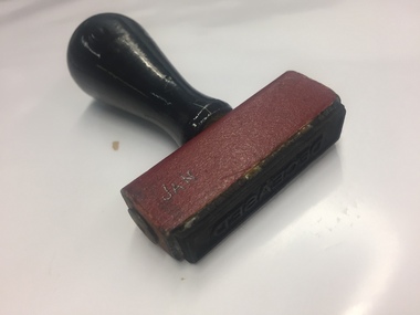 Rubber Stamp, Deceased stamp