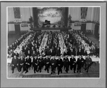 Photograph (Victoria Police), Police Officers on dinner event, February 1945