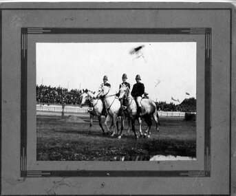 Photograph (Victoria Police), Police Officers riding horses, 1920s