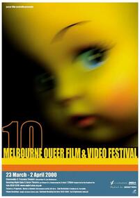 Poster, 10 : Melbourne Queer Film & Video Festival, 22 March-7 April 2000, 2000