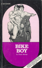 Book, Herman, Chuck, Bike boy (North Hollywood, CA : American Art Enterprises, 1988.), 1988