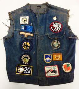 Uniform - Textiles, Mann, Roger, Roger Mann's Griffin Motor Club overlay, c1970s-1980s, 1976-1996