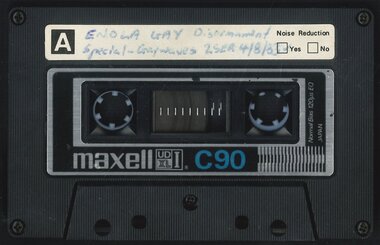 Audio, 2SER 107.3 FM (Radio Station : Sydney, NSW) : Gaywaves : 4/8/1983 : Enola Gay special on disarmament, 1983