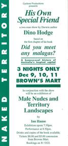 Flyer, His own special friend, 1993