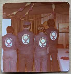 Photograph, A group of of four Kwinana Women's Motor Club members at an Elagabalus Motor Club party, Adelaide