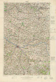 Map, 1:100,000 LENS Edition 2, 1915, Minor Corrections 27/10/1916