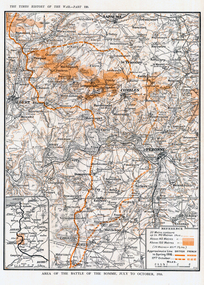'AREA OF THE BATTLE OF THE SOMME, July to October 1916'........... The Times History of the War- Part 120 (no date of publication). Bob, Harold and cousin, Leslie Snape, are all referenced to some woods near the city of ALBERT: Leslie to Mametz Wood (Battle of the Somme) , and Bob and Harold to Fricourt Wood (Sep. to Oct.1916; and Aug.1918.)