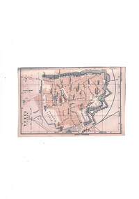 BOB: Map - 1:13,000, YPRES, Yperen, p.40, 'Baedeker's Belgium and Holland',1905,14th Edition (English), Leipzig: Karl Baedeker, Publisher, 1905