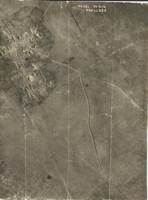 AERIAL PHOTOGRAPH, (Oblique shot of battle field, with shelled/bombed out vilage) 30/9/1916, 3.C.1151, N.26. 6d. 25d