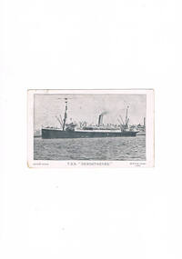 POSTCARD 29 December 1915 to MADGE from H.M.A.T. 'DEMOSTHENES' just after embarkation.  Secretly married, Bob addresses his wife as 'Miss McLaughlin' c/- her parents.   PICTURE POSTCARD of 8th Reinforcements, 6th Field Ambulance, photographed on board the Demosthenes.  Every member's name has been  carefully recorded by Bob on the reverse side.  PHOTOS x 2: Fancy Dress on board Demosthenes.  POSTCARD 2 January 1919 to MADGE from Belgium. By this stage, Madge had stopped writing to Bob after she was shown Bob's '2nd Trip to Paris' letter (15 August 1918) by her mother-in-law. By now, Bob had virtually given up on the marriage
