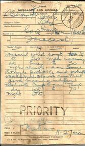HAROLD:  GASSED at Fricourt Wood, Somme district, France, on 15/16 August and DIED, 19 August 1918).  Matron K. Roscoe's correspondence to Harold's parents, 18 & 19  August 1918.  Bob's letter home 31 August 1918.  Met. Report for 17 August 1918.  Harold's grave at St Sever Cemetry, near Rouen, France.  Harold's 'Dead Man's Penny'.  The Grieving Mother's Brooch made by a Nurse for Rosina Snape.  The King's condolences.  Harold's posthumous Commission as 2nd Lieutenant