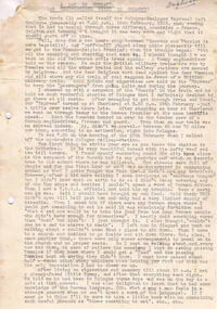 STORIES / ESSAYS: A DAY IN GERMANY:  An unauthorised visit to Cologne (March 1919)
