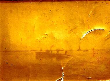 Scuttling of the destroyer HMS Louis which had stranded off Suvla Bay on 31 October 1915, The scuttling of the destroyer HMS Louis