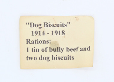 Rations label, Phoenix Co, 1914-1918