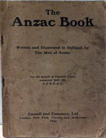 Book. WW1, The ANZAC Book, 1916