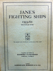 Book, JANE'S FIGHTING SHIPS 1959-60