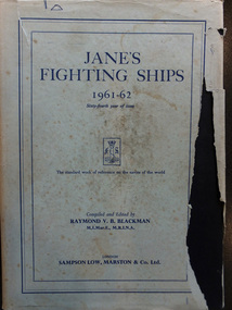 Book, JANE'S FIGHTING SHIPS 1961-62