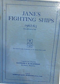 Book, JANE'S FIGHTING SHIPS 1962-63
