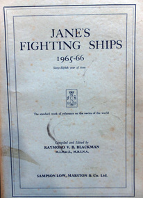 Book, JANE'S FIGHTING SHIPS 1965-66