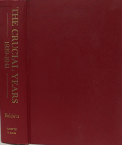 Book, THE CRUCIAL YEARS 1939-1941