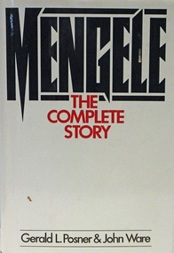 Book, MENGELE. The Complete Story