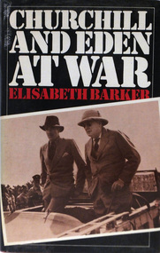 Book, CHURCHILL AND EDEN AT WAR