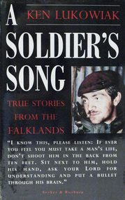 Book, A SOLDIER'S SONG. True Stories from the Falklands