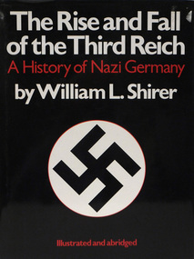 Book, THE RISE AND FALL OF THE THIRD REICH. A HISTORY OF NAZI GERMANY