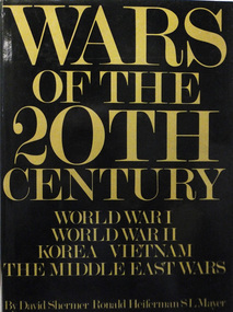 Book, WARS OF THE 20TH CENTURY.  WW1, WW2. KOREA, VIETNAM, THE MIDDLE EAST WARS